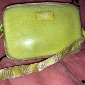 UGG Janey II Clear Sheepskin Crossbody bag Green